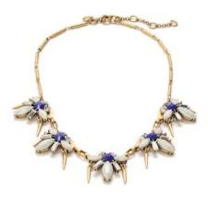 J Crew Spikey firefly necklace